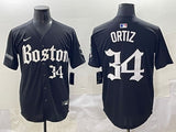Boston Red Sox #34 David Ortiz Red Sox 5 Collaboration Style 1