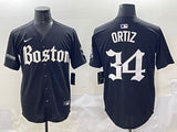 Boston Red Sox #34 David Ortiz Red Sox 5 Collaboration Style 2