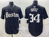 Boston Red Sox #34 David Ortiz Red Sox 5 Collaboration Style 4
