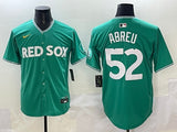 Boston Red Sox #52 Wilyer Abreu Red Sox Collaboration Style 3