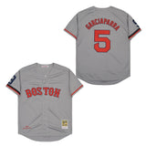 Boston Red Sox #5 Enrique Hernandez Red Sox Hemp Gray 5