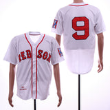 Boston Red Sox #9 Ted Williams Red Sox 9 White 1939 Retro