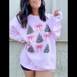 Bows And Trees Graphic Top
