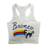 Broncoo - Crop Tank, Baby Tee, Crop Tank Top Y2K Shirt, Political Activism, LGBTQ Rights, Free Speech, Feminist Shirt, Gift For Her