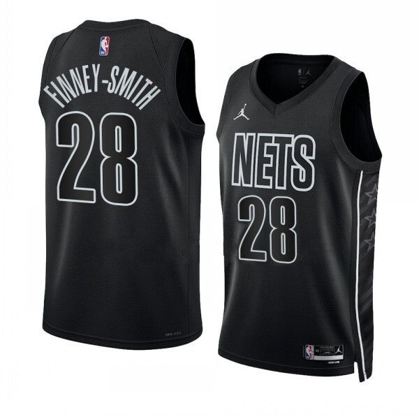 Brooklyn Nets Dorian #28 Finney-Smith 2022-23 Statement Edition Black Swingman