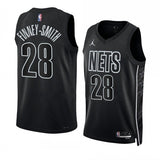 Brooklyn Nets Dorian #28 Finney-Smith 2022-23 Statement Edition Black Swingman