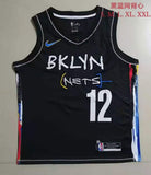 Brooklyn Nets #12 Joe Harris Nets Black v Collar 12 # Hot Press s-2xl Style 2