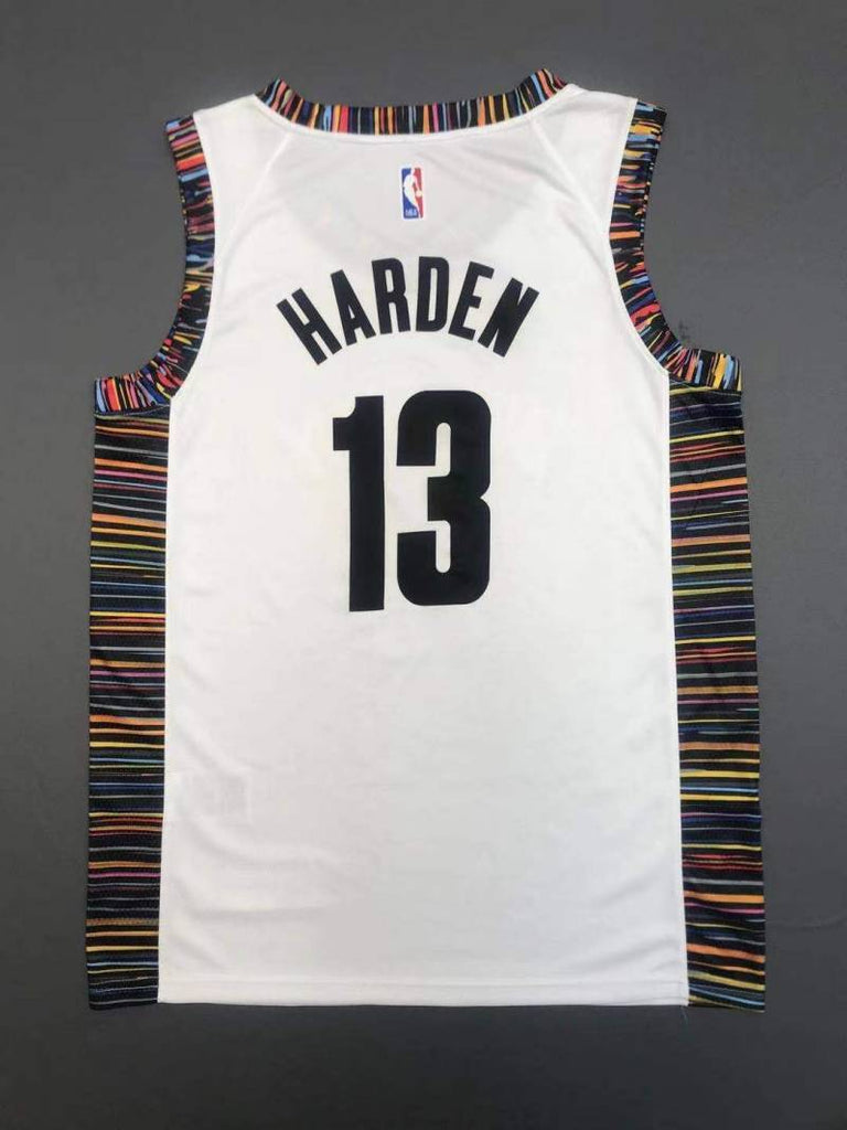 Brooklyn Nets #13 James Harden Fan Edition Nets 13# City Edition White Jersey
