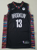 Brooklyn Nets #13 James Harden Nets 13 Black City S-XXL Style 2