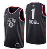 Brooklyn Nets #1 D'Angelo Russell All-Star Nets 1 # Black