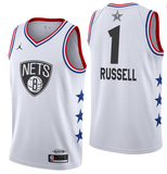 Brooklyn Nets #1 D'Angelo Russell All-Star Nets 1 # White