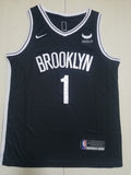 Brooklyn Nets #1 Mikal Bridges Nets 1 Black s-xxl Style 2