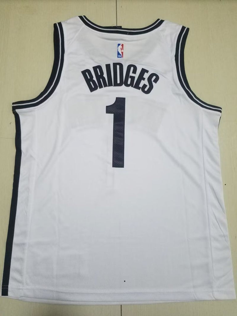 Brooklyn Nets #1 Mikal Bridges Nets 1 White s-xxl Style 1