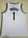 Brooklyn Nets #1 Mikal Bridges Nets 1 White s-xxl Style 1
