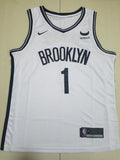 Brooklyn Nets #1 Mikal Bridges Nets 1 White s-xxl Style 2