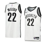 Brooklyn Nets #22 Jalen Wilson Association Edition White Jersey 2023 NBA Draft