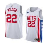 Brooklyn Nets #22 Jalen Wilson Classic Edition White Jersey 2023 NBA Draft