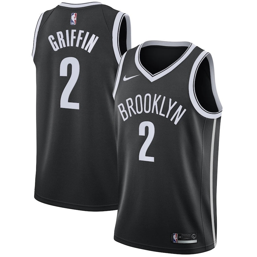 Brooklyn Nets #2 Blake Griffin 202021 Swingman Jersey Black - Icon Edition