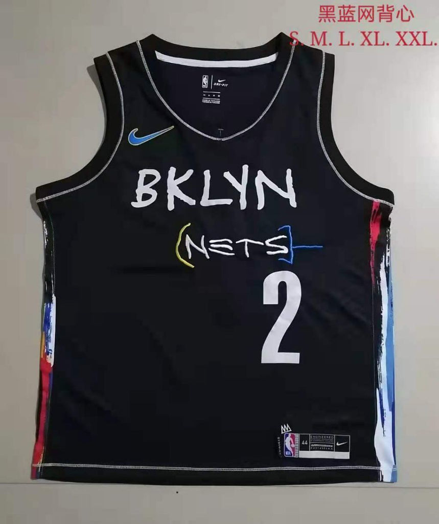 Brooklyn Nets #2 Blake Griffin Nets Black v Collar 2 # Hot Press s-2xl Style 2