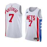Brooklyn Nets #7 Dariq Whitehead 2023 NBA Draft Men White Jersey 2022-2023 Classic Edition