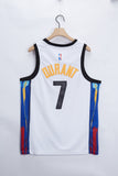 Brooklyn Nets #7 Kevin Durant 2021 Nets 7 # White City Edition Style 1