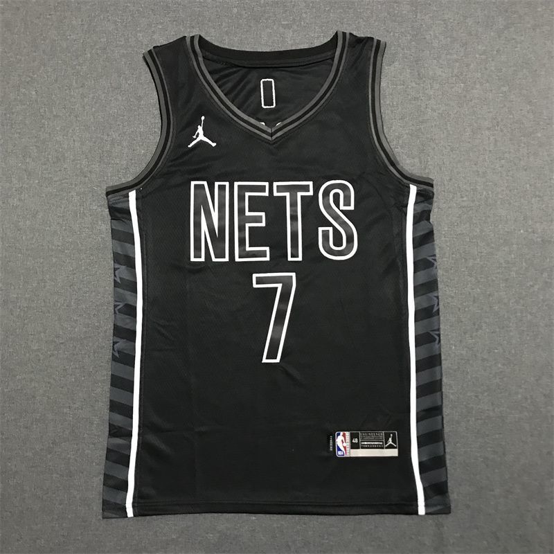 Brooklyn Nets #7 Kevin Durant 22-23 New Season New Nets 7 # Kevin · Durant Statement Edition Black Jersey Style 2