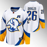 Buffalo Sabres #26 Rasmus Dahlin white 2022 special edition 2.0 breakaway retro jersey