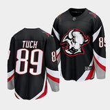 Buffalo Sabres #89 Alex Tuch black goathead alternate premier jersey