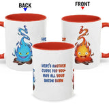 Calcifer's Bed & Breakfast Howl's Moving Castle Inspired Accent Coffee Mug, 11oz - 15 oz