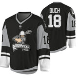 Calgary Roughnecks #18 Rhys Duch sublimated-2021-22-black-jersey