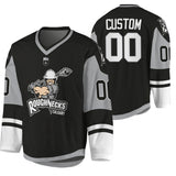 Calgary Roughnecks custom sublimated-2021-22-black-jersey