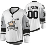 Calgary Roughnecks custom sublimated-2021-22-white-jersey