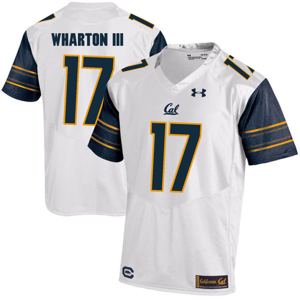 California Golden Bears Vic Wharton III 17 White