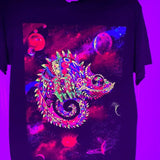 Camaleon T-shirts Black Cotton Slim-fitting