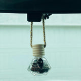 Car pendant natural crystal