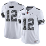 Cardale Jones 12 Pattern White