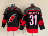 Carolina Hurricanes #31 Frederik Andersen Style 2