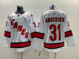 Carolina Hurricanes #31 Frederik Andersen Style 3