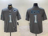 Carolina Panthers #1 Cam Newton Panthers Adult Style 1