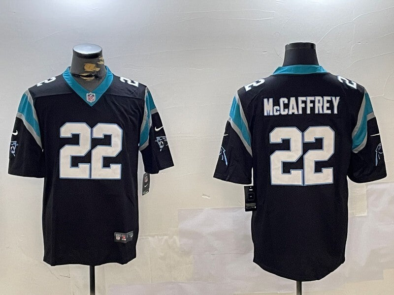 Carolina Panthers #22 Christian McCaffrey V2 Style 4