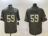Carolina Panthers #59 Kuechly Panthers Carbon Black Style 1