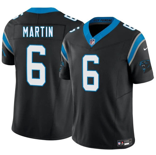 Carolina Panthers #6 Sam Martin Black 2025 F.U.S.E. Vapor Limited