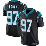 Carolina Panthers #97 Bobby Brown Black 2025 Vapor Limited Football