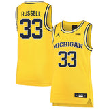 Cazzie Russell 33 Yellow