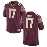 Charlie Ward 17 Burgundy