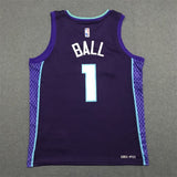 Charlotte Hornets #1 LaMelo Ball 22-23 Season Hornets 1 # · Purple Jersey Style 1