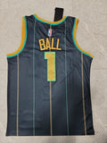 Charlotte Hornets #1 LaMelo Ball 22-23 Season nba Pelicans Team 1# Black Jersey