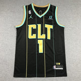 Charlotte Hornets #1 LaMelo Ball 23 Hornets 1 Black City Edition (1)_[1]