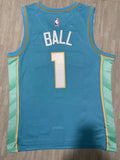 Charlotte Hornets #1 LaMelo Ball 24 Hornets 1 City Edition Style 1