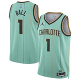 Charlotte Hornets #1 LaMelo Ball Brand Unisex 202425 Swingman Player Jersey - City Edition - Mint